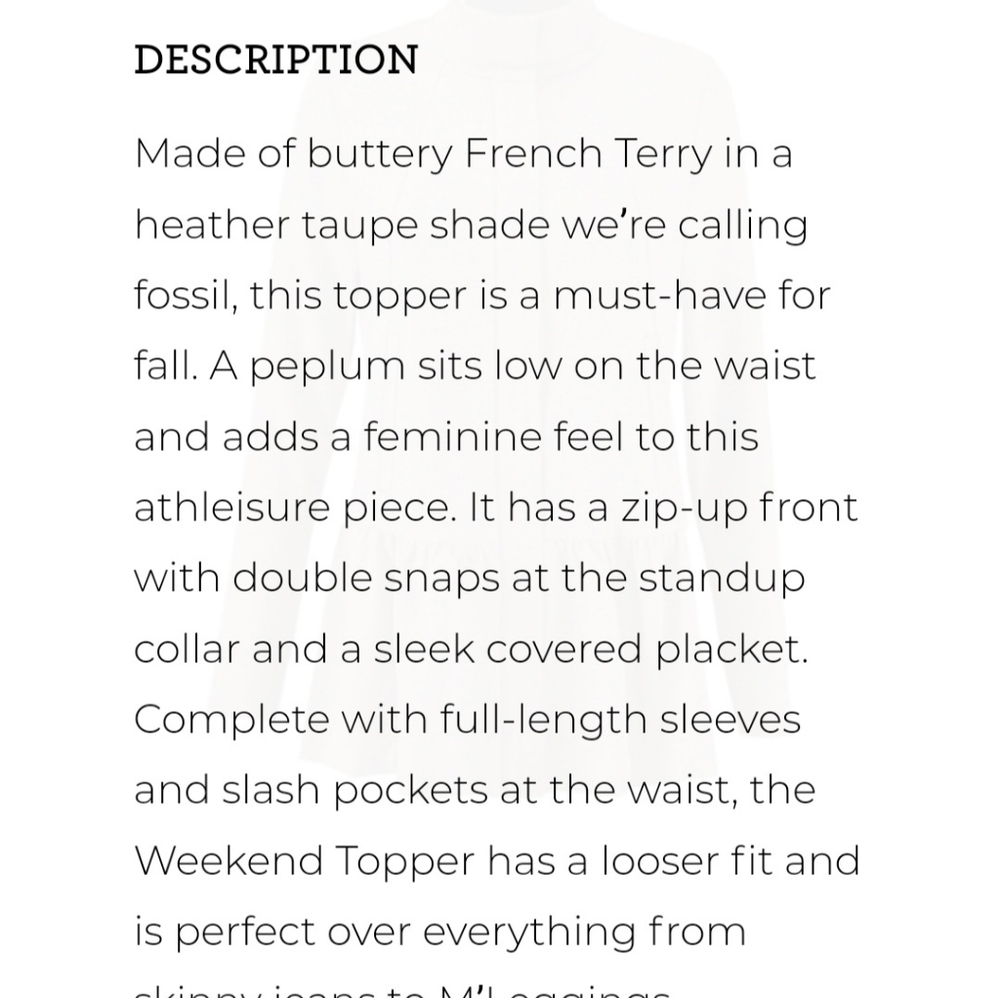 CAbi Weekend Topper - Picture 5 of 5